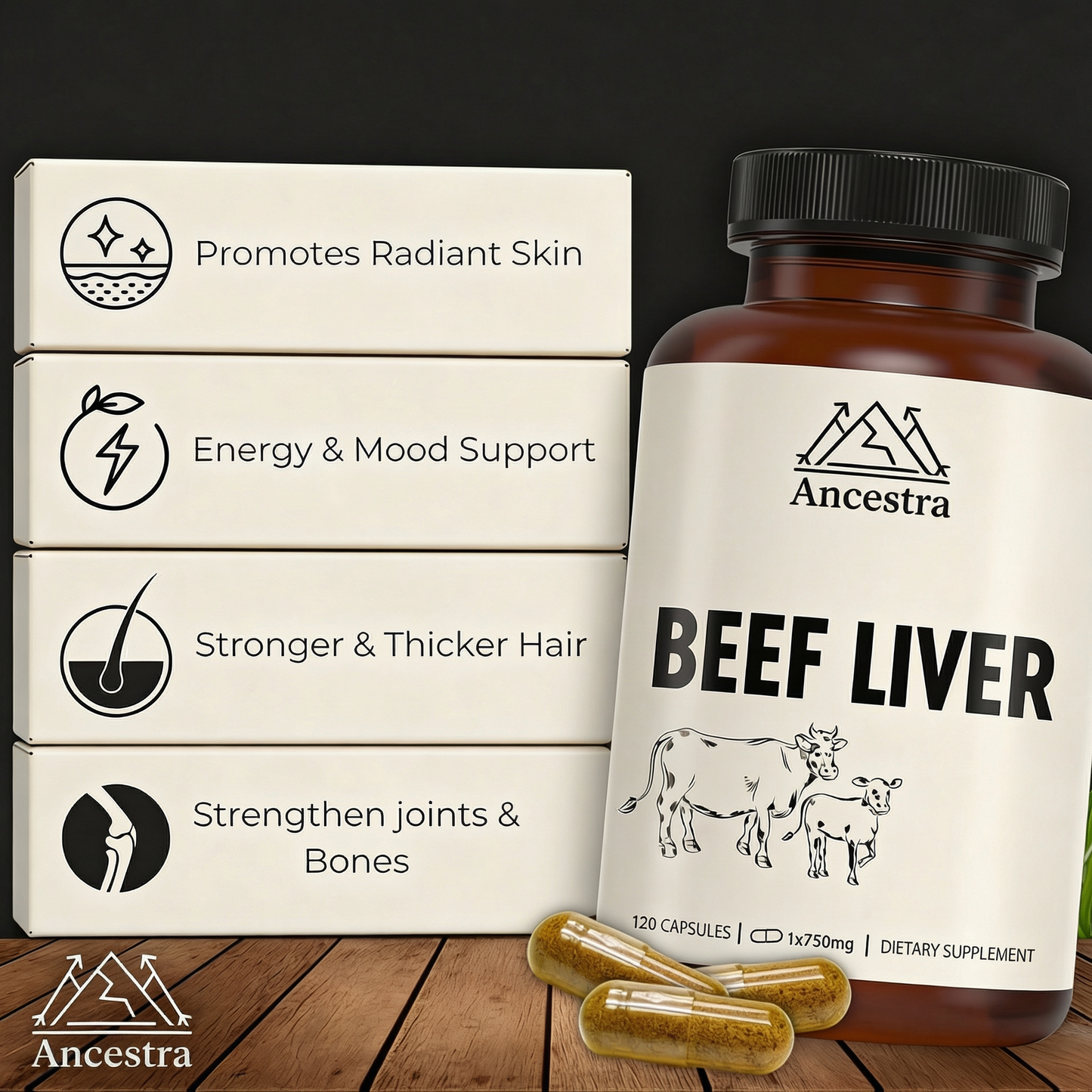 Ancestra™ Men’s Testosterone & Vitality Support Formula