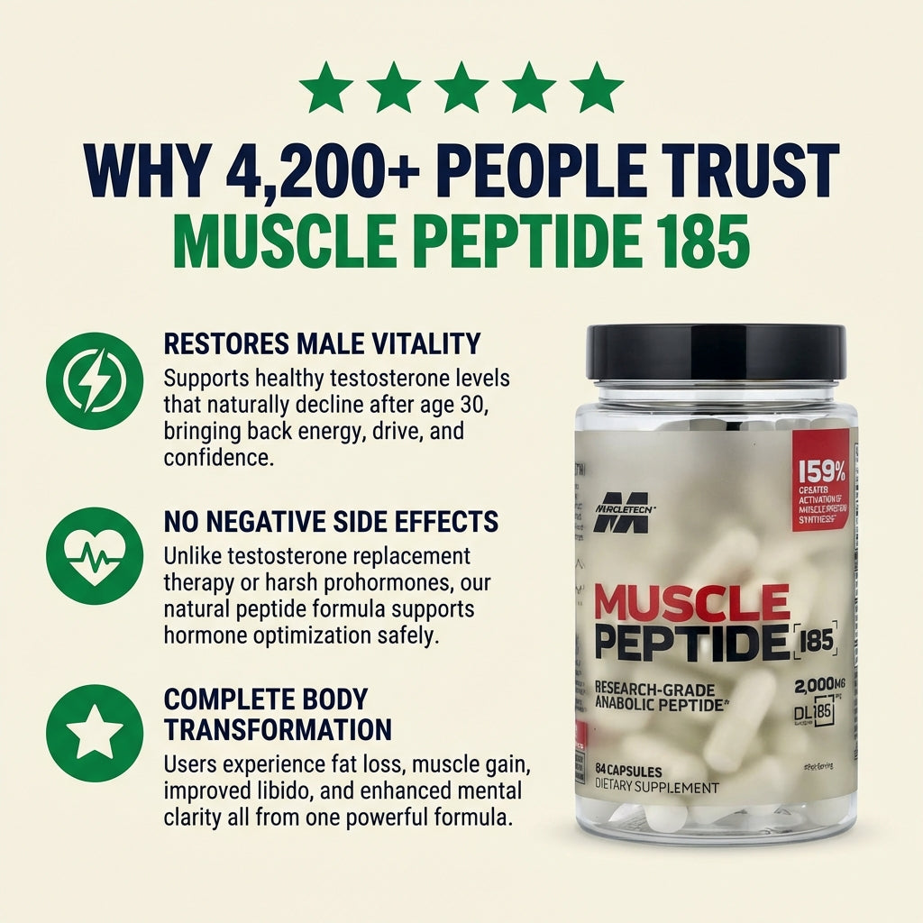 Muscle 185 Supplements Build Lean Muscle 3X Faster